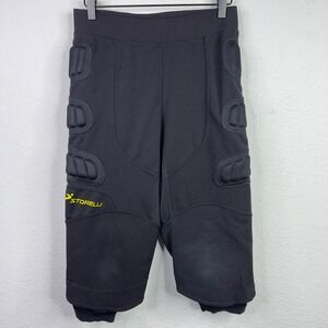 Storelli BodyShield Goalkeeper Shorts Mens S Black Padded Compression Soccer